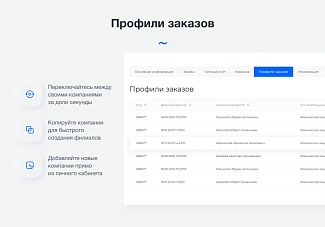 личный кабинет покупателя Cabinet